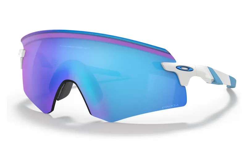 Oakley Encoder In Polished White Frame with Prizm Sapphire Lens